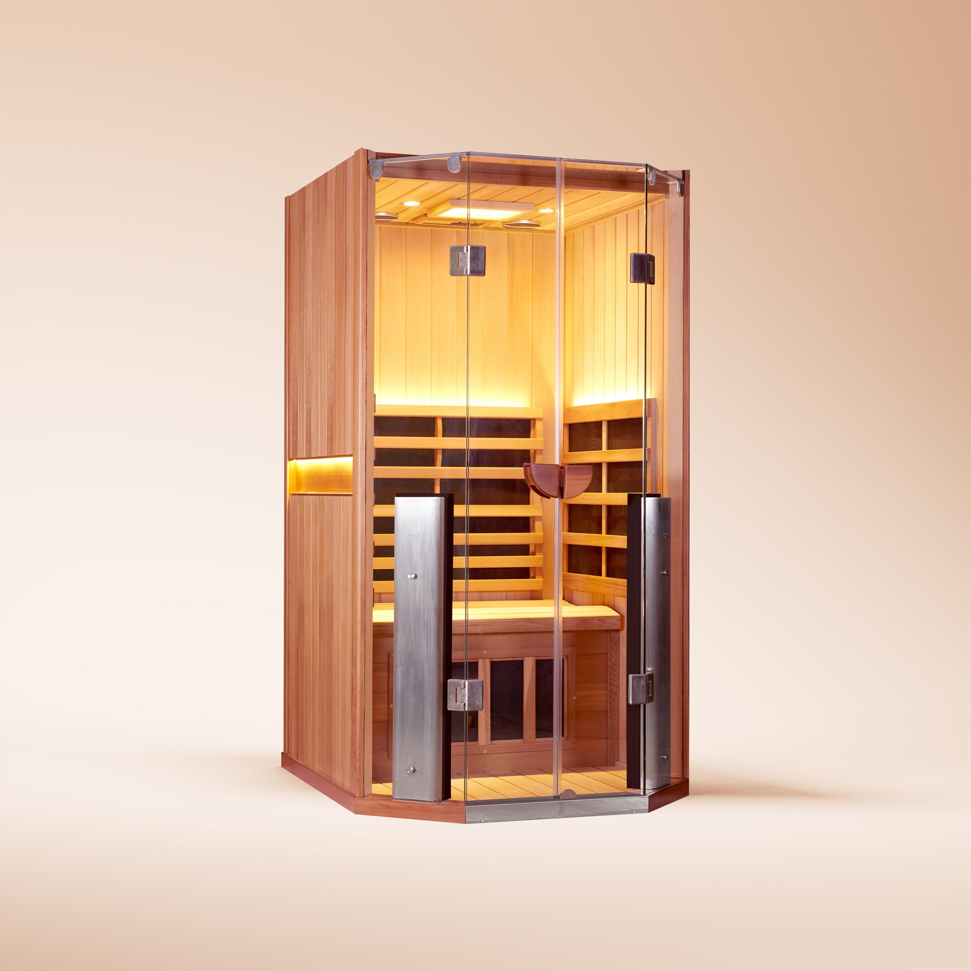 Sanctuary 1 Person Sauna | Okoume Pro | UK Plug