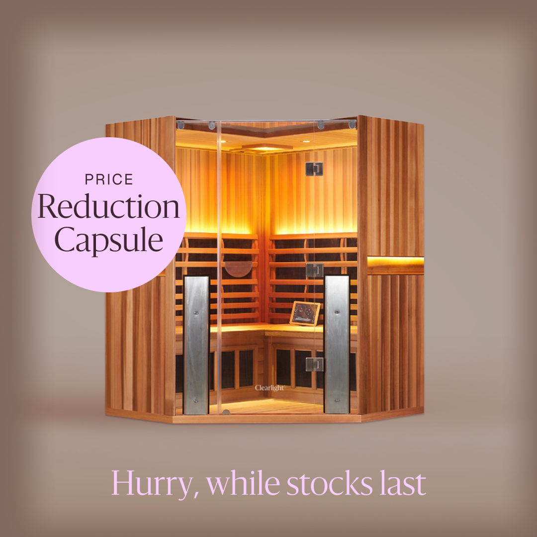 Sanctuary Corner 4 Person Sauna | Okoume Pro | UK Plug