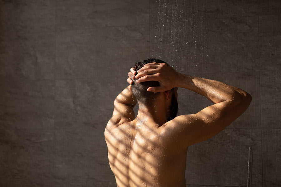 cold shower after sauna