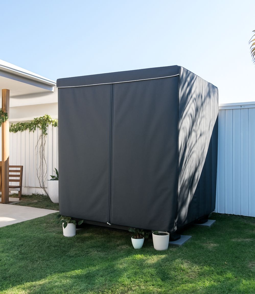 packed outdoor infrared sauna