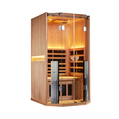 Sanctuary 1 Person Sauna | Okoume Pro | UK Plug