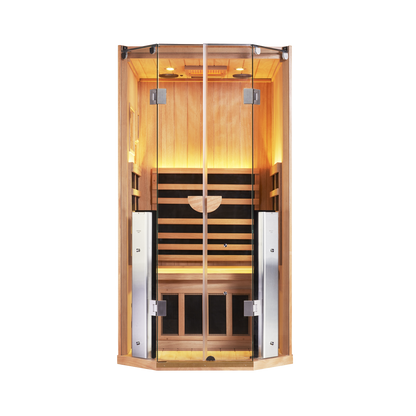 Sanctuary 1 Person Sauna | Okoume Pro | UK Plug