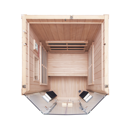 Sanctuary 1 Person Sauna | Okoume Pro | UK Plug