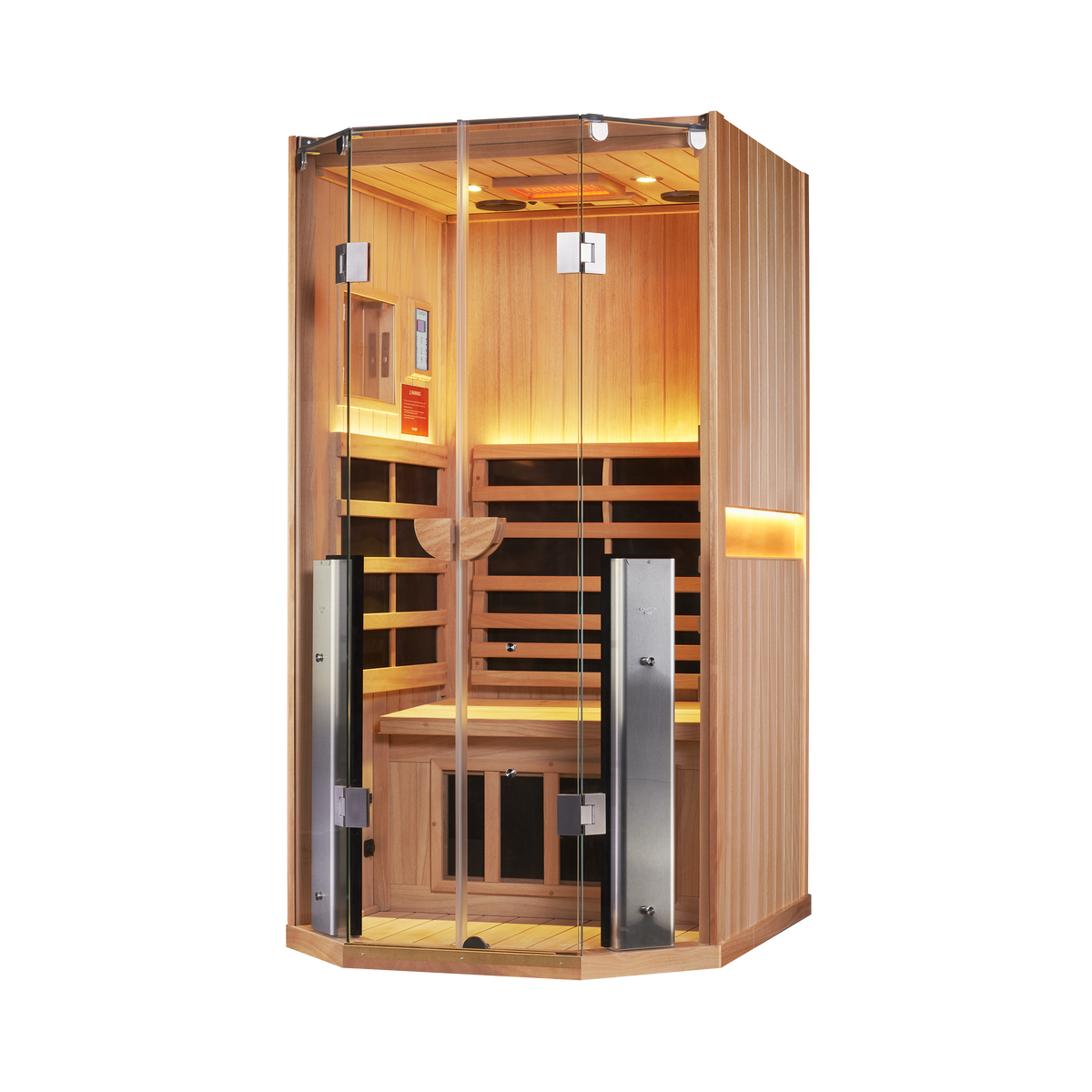 Sanctuary 1 Person Sauna | Okoume Pro | UK Plug