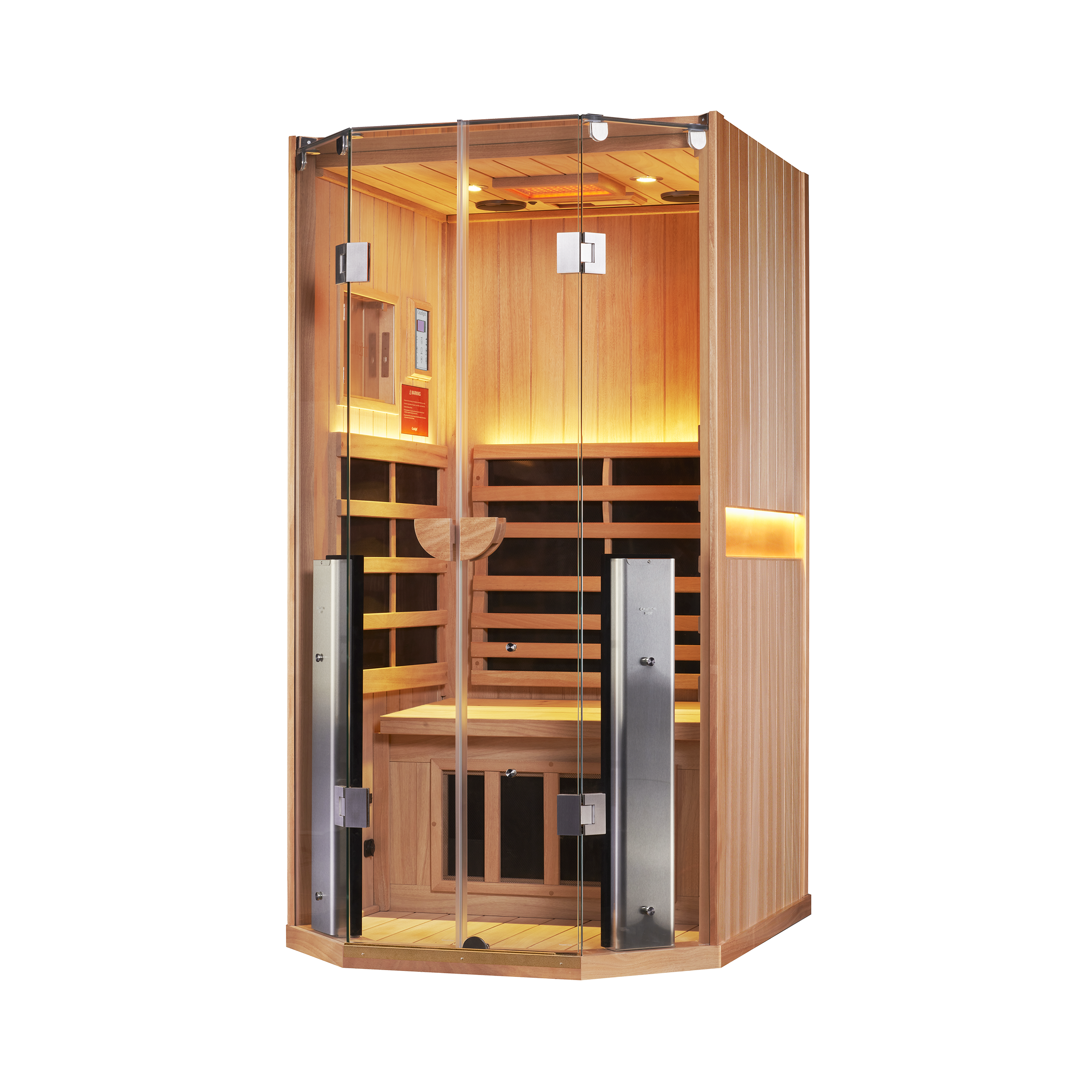 Sanctuary 1 Person Sauna | Okoume Pro | UK Plug