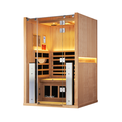 Sanctuary 2 Person Sauna | Okoume Pro | UK Plug