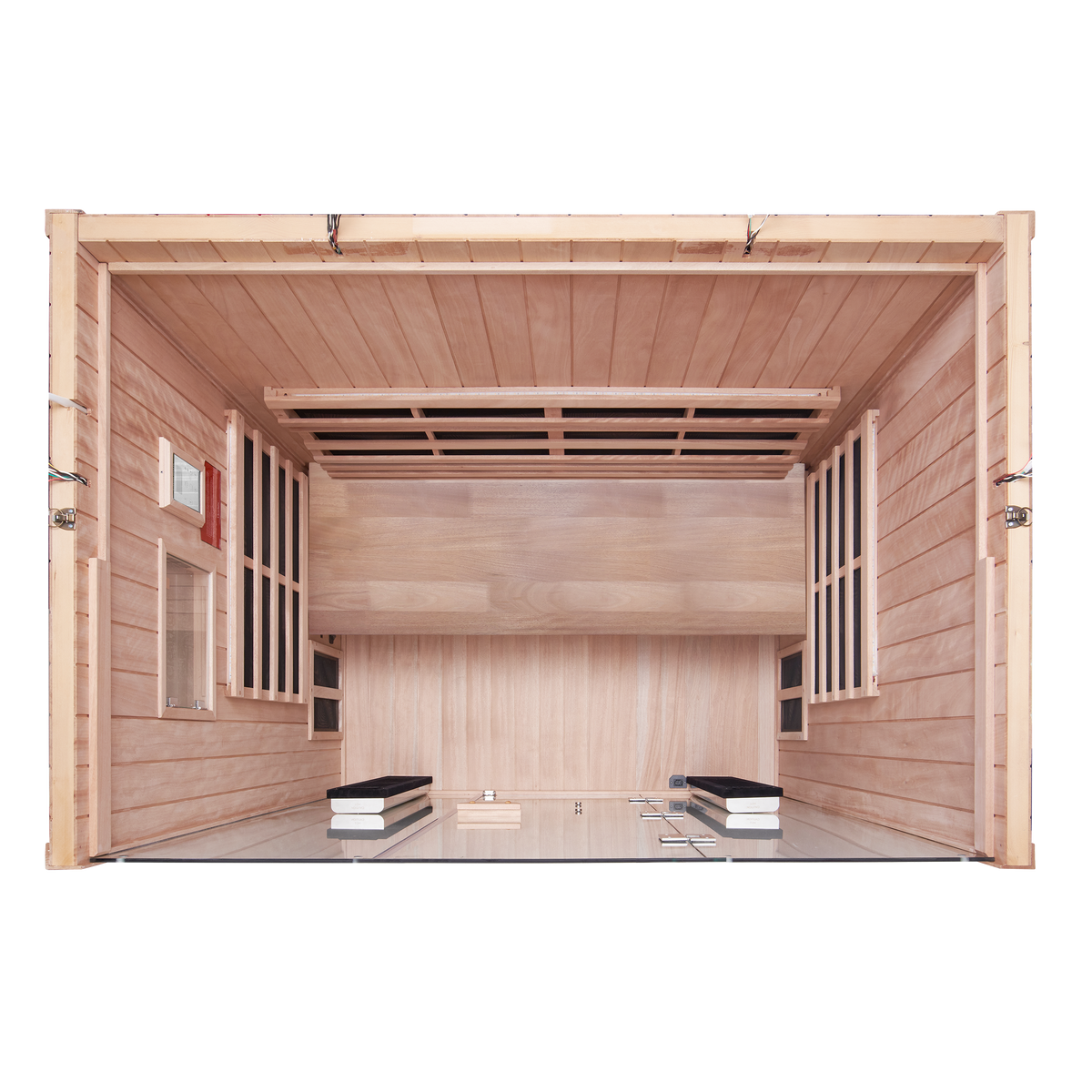 Sanctuary 3 Person Sauna | Okoume Pro | UK Plug
