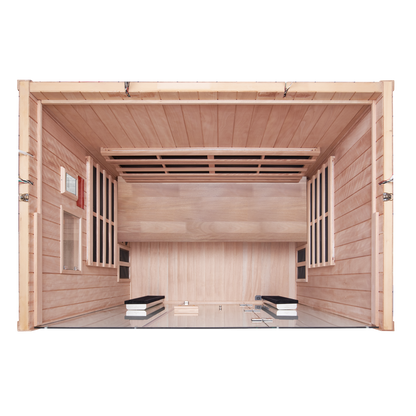 Sanctuary 3 Person Sauna | Okoume Pro | UK Plug