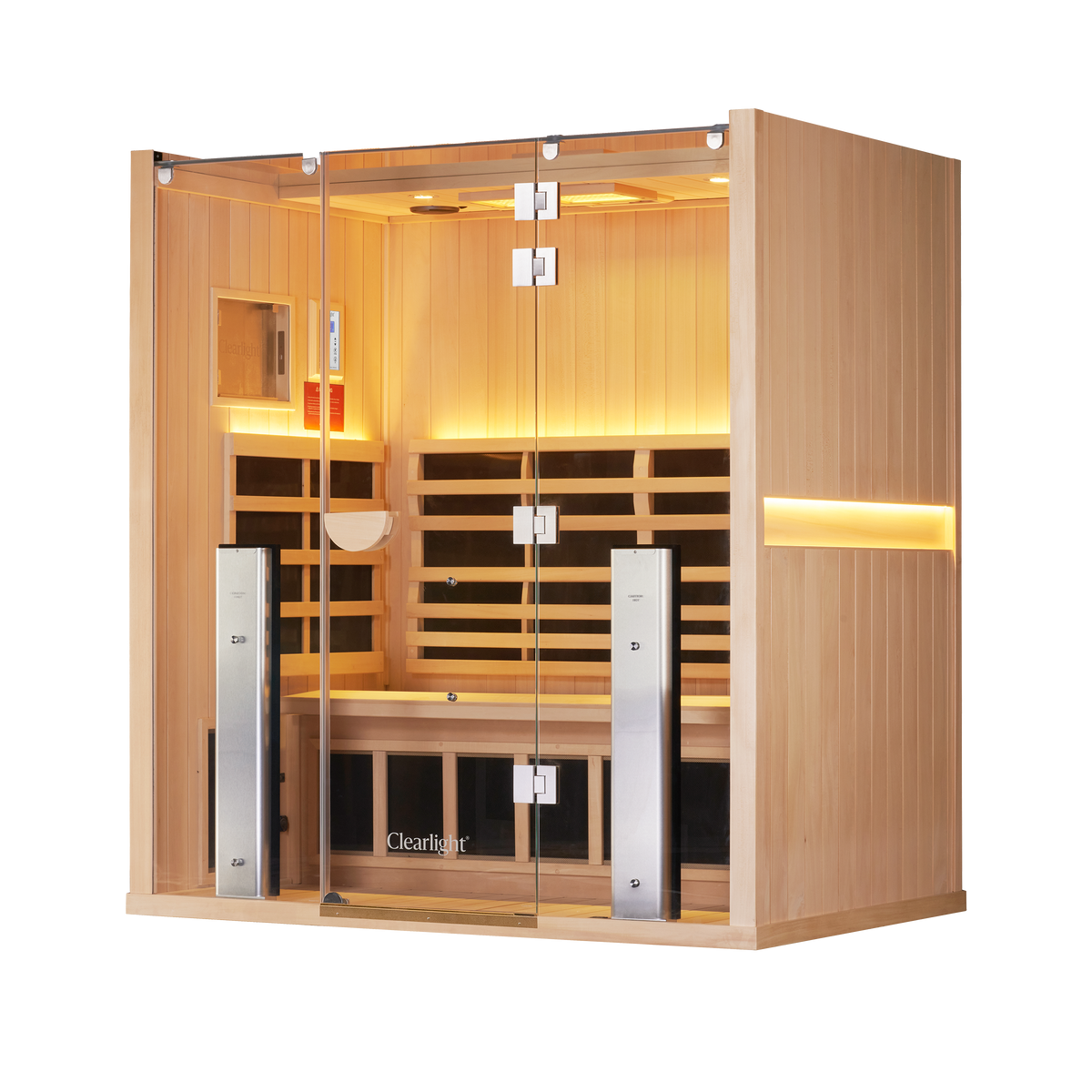 Sanctuary 3 Person Sauna | Okoume Pro | UK Plug