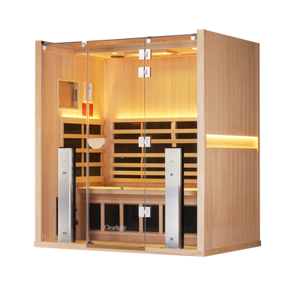 Sanctuary 3 Person Sauna | Okoume Pro | UK Plug