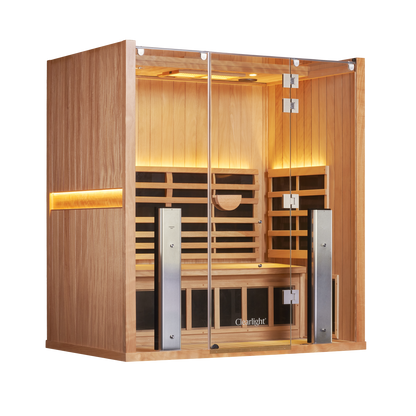 Sanctuary 3 Person Sauna | Okoume Pro | UK Plug