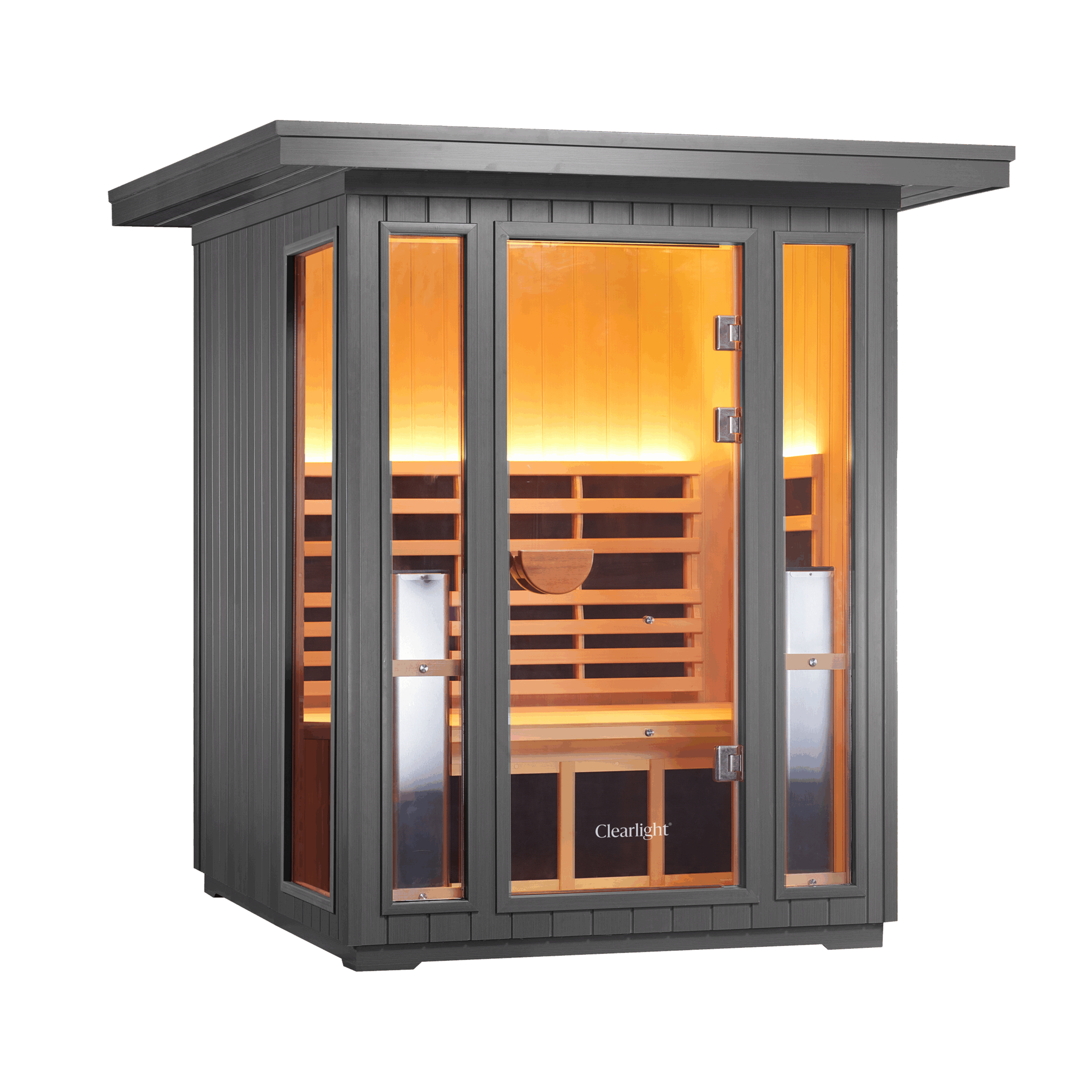 Sanctuary Outdoor 2 Person Sauna | Okoume | UK Plug