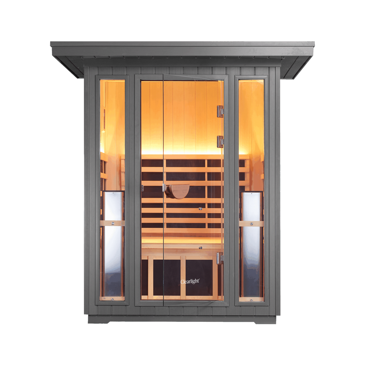 Sanctuary Outdoor 2 Person Sauna | Okoume | UK Plug