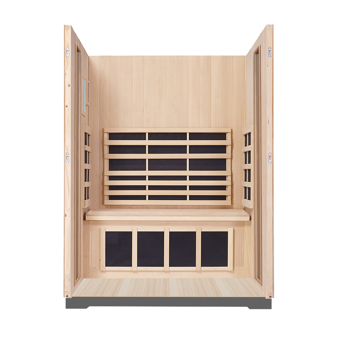 Sanctuary Outdoor 2 Person Sauna | Okoume | UK Plug