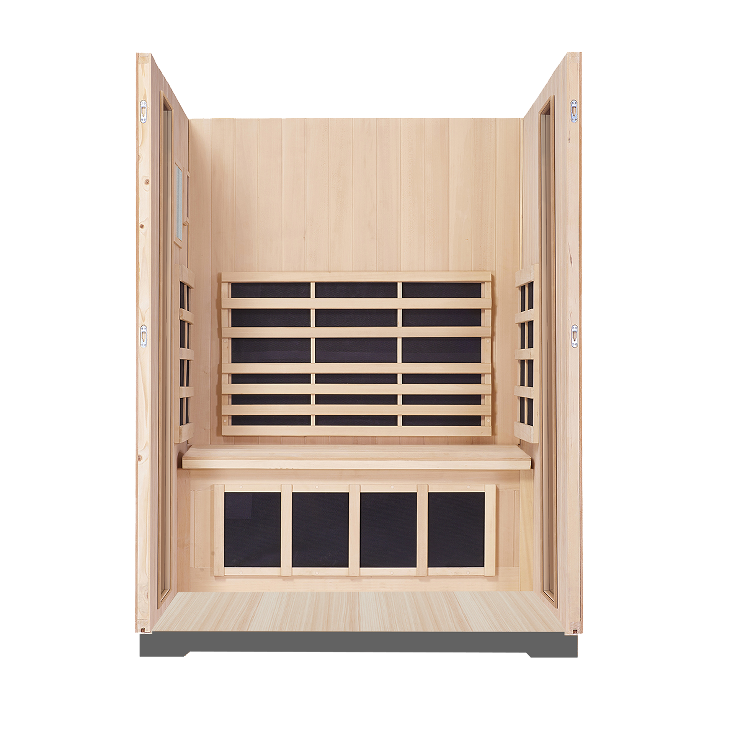 Sanctuary Outdoor 2 Person Sauna | Okoume | UK Plug