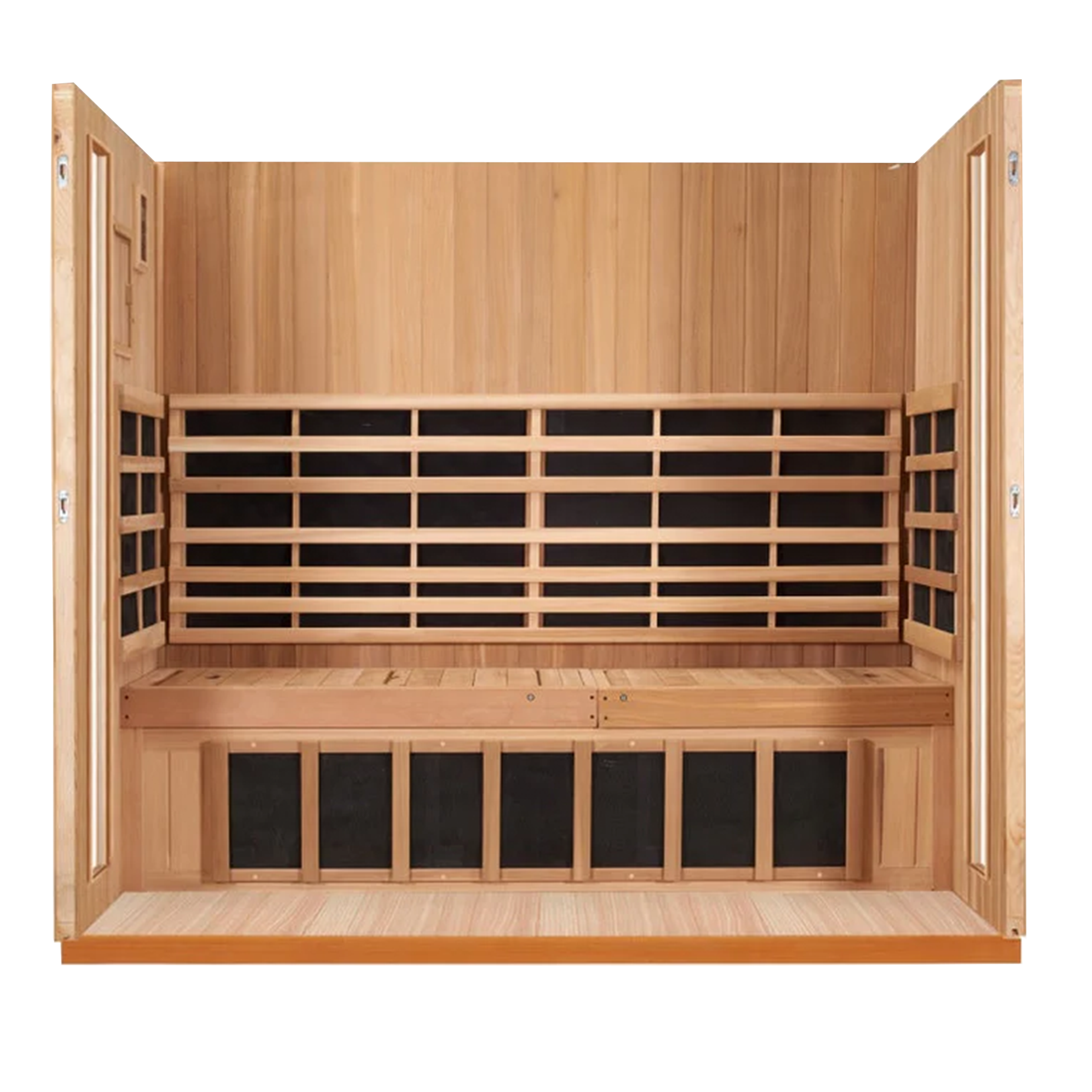 Sanctuary Outdoor 5 Person Sauna | Okoume | UK Plug