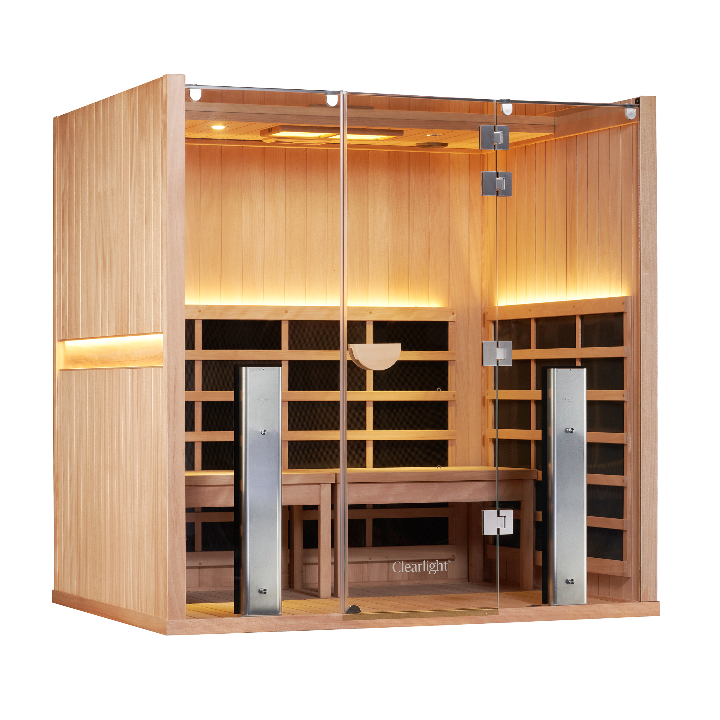 Sanctuary Yoga 4 Person Sauna | Okoume Pro | UK Plug