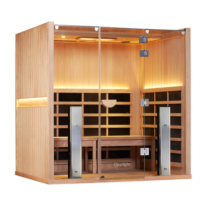 Sanctuary Yoga 4 Person Sauna | Okoume Pro | UK Plug