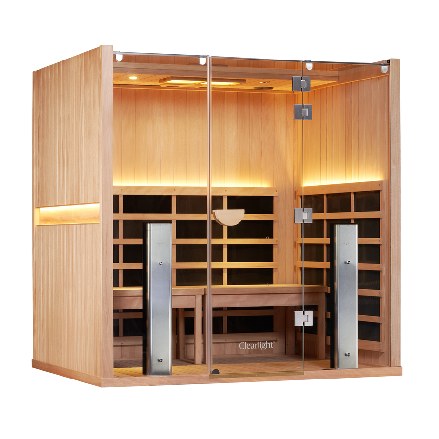 Sanctuary Yoga 4 Person Sauna | Okoume Pro | UK Plug