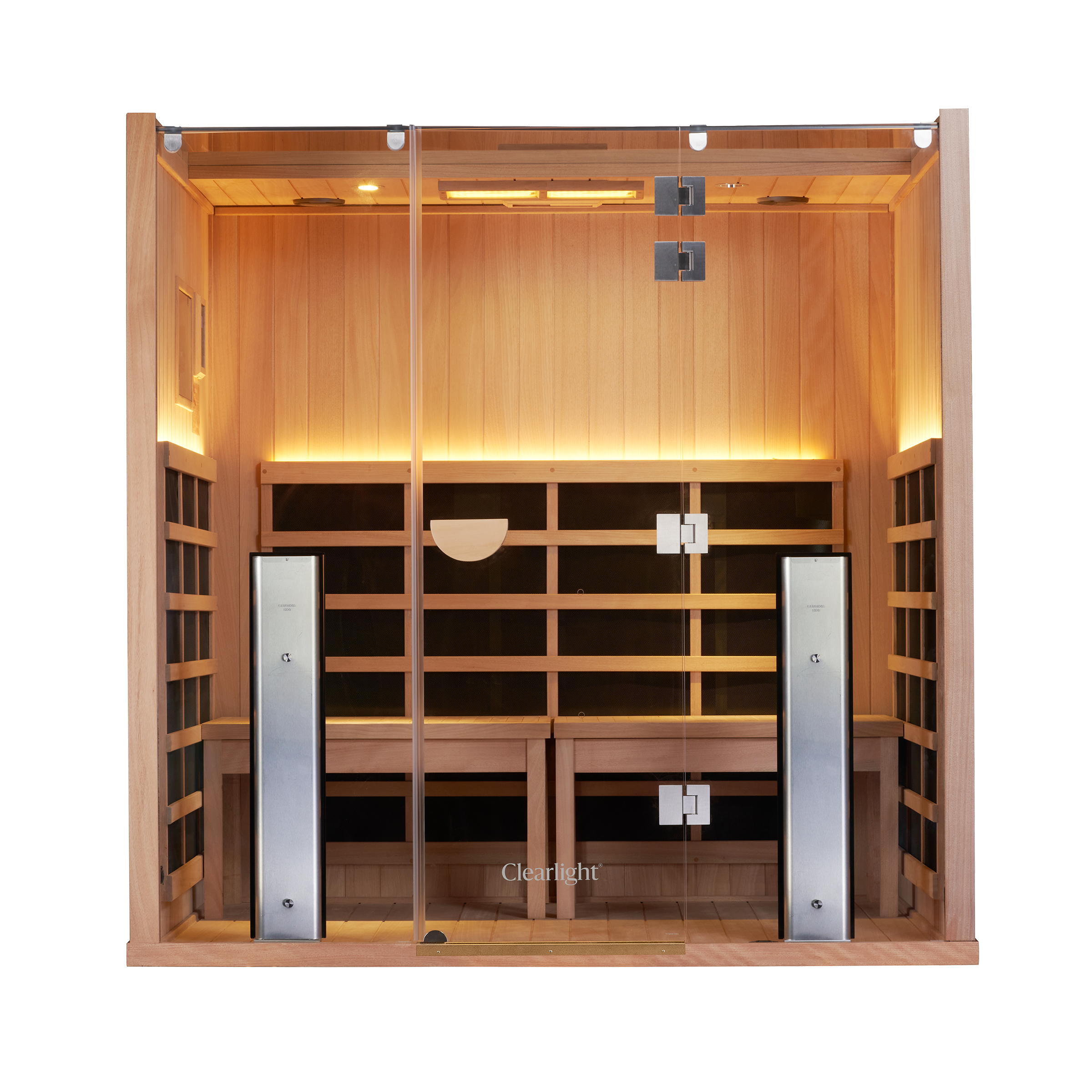 Sanctuary Yoga 4 Person Sauna | Okoume Pro | UK Plug