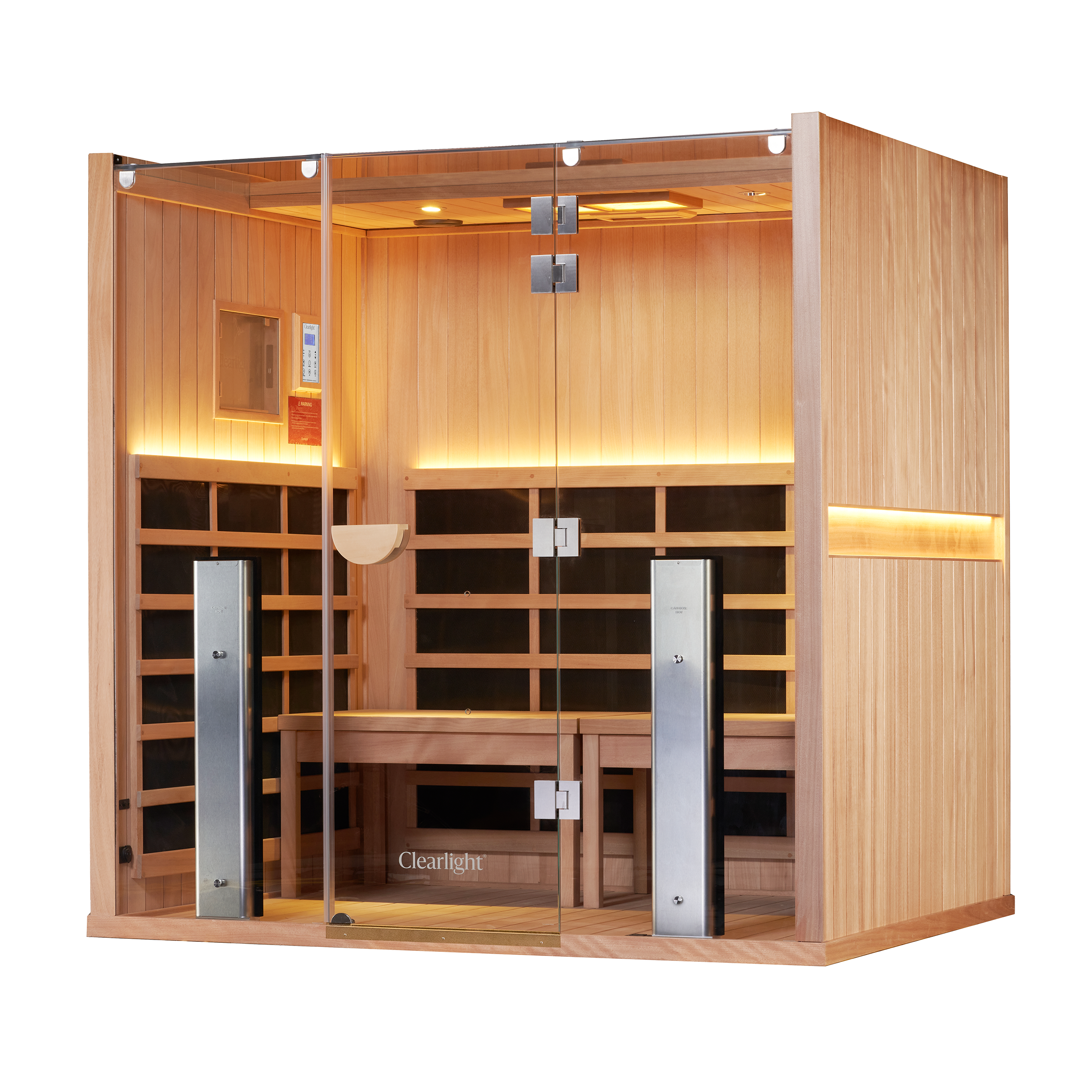 Sanctuary Yoga 4 Person Sauna | Okoume Pro | UK Plug