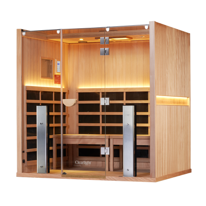 Sanctuary Yoga 4 Person Sauna | Okoume Pro | UK Plug