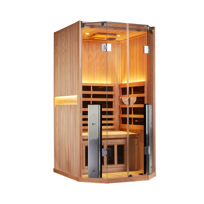 Sanctuary 1 Person Sauna | Okoume Pro | UK Plug