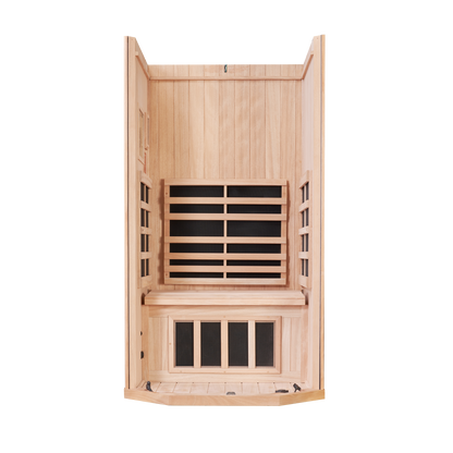 Sanctuary 1 Person Sauna | Okoume Pro | UK Plug