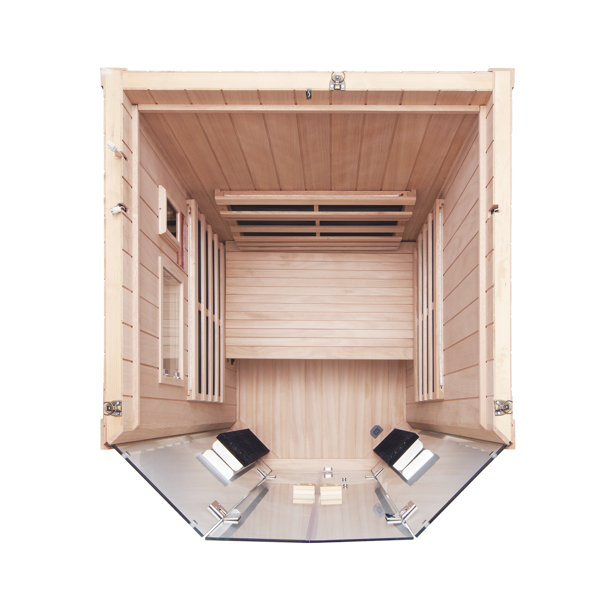 Sanctuary 1 Person Sauna | Okoume Pro | UK Plug