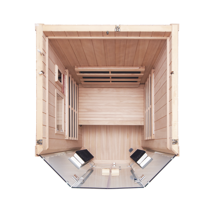 Sanctuary 1 Person Sauna | Okoume Pro | UK Plug