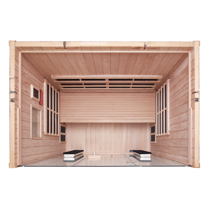 Sanctuary 3 Person Sauna | Okoume Pro | UK Plug