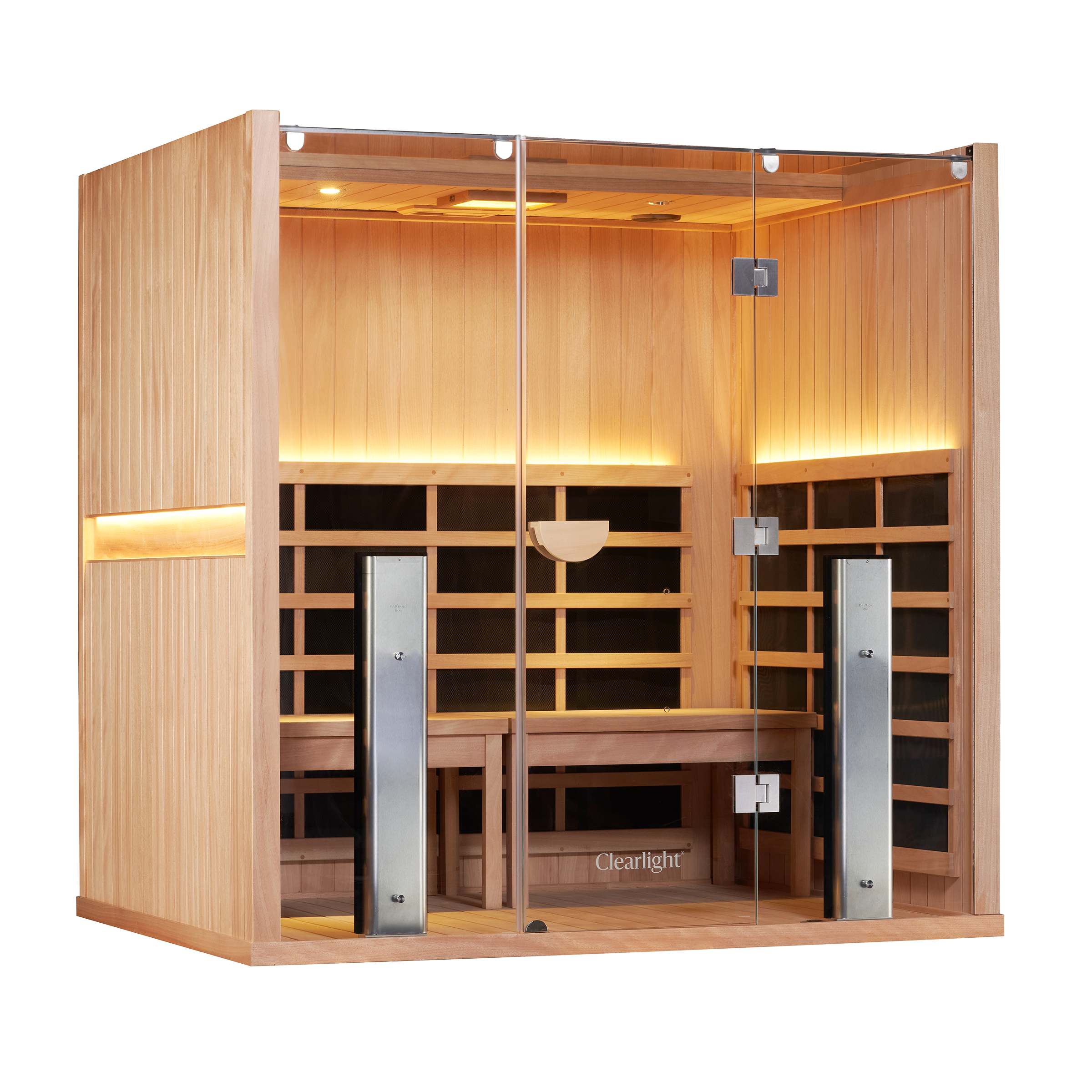Sanctuary Yoga 4 Person Sauna | Okoume Pro | UK Plug