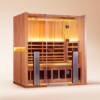 Sanctuary 3 Person Sauna | Okoume Pro | UK Plug