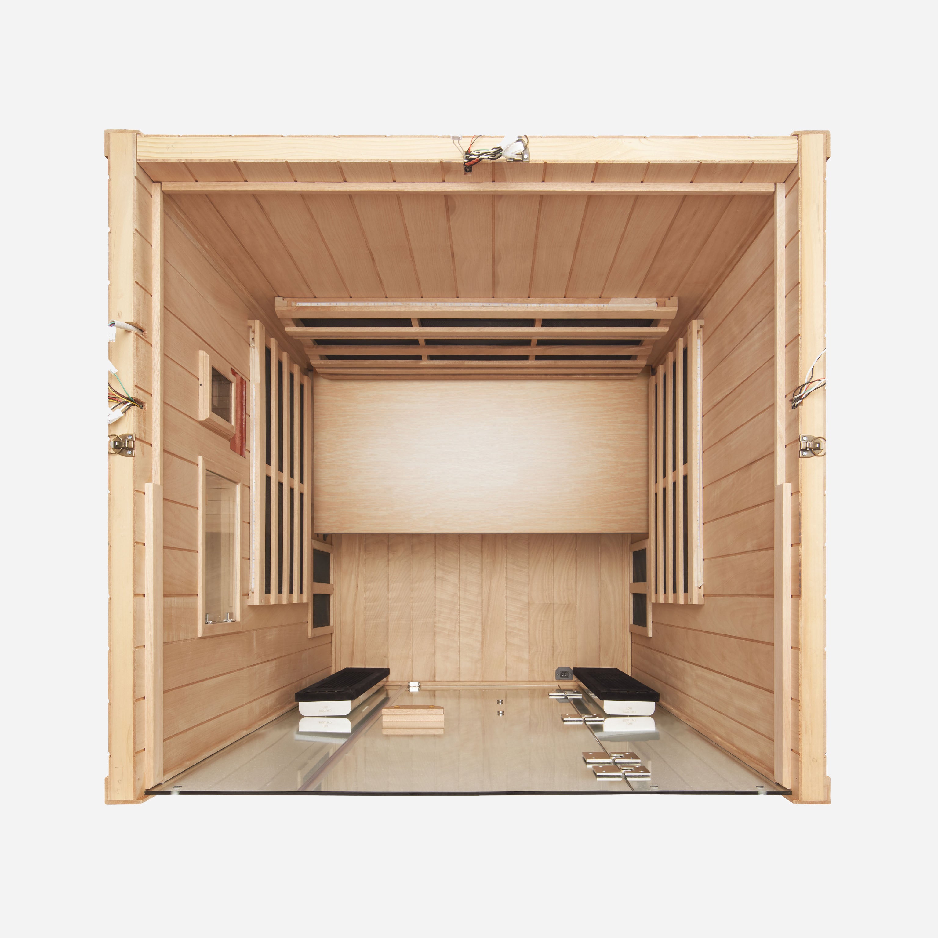 Sanctuary 2 Person Sauna | Okoume Pro | UK Plug