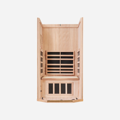 Sanctuary 1 Person Sauna | Okoume Pro | UK Plug