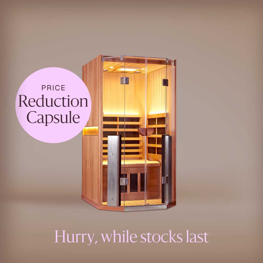 Sanctuary 1 Person Sauna | Okoume Pro | UK Plug