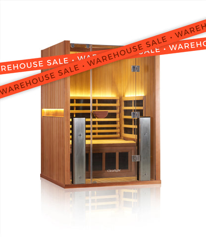 2 person infrared sauna cellar wood